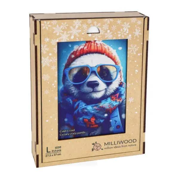 Cezary, az őrült panda fa puzzle