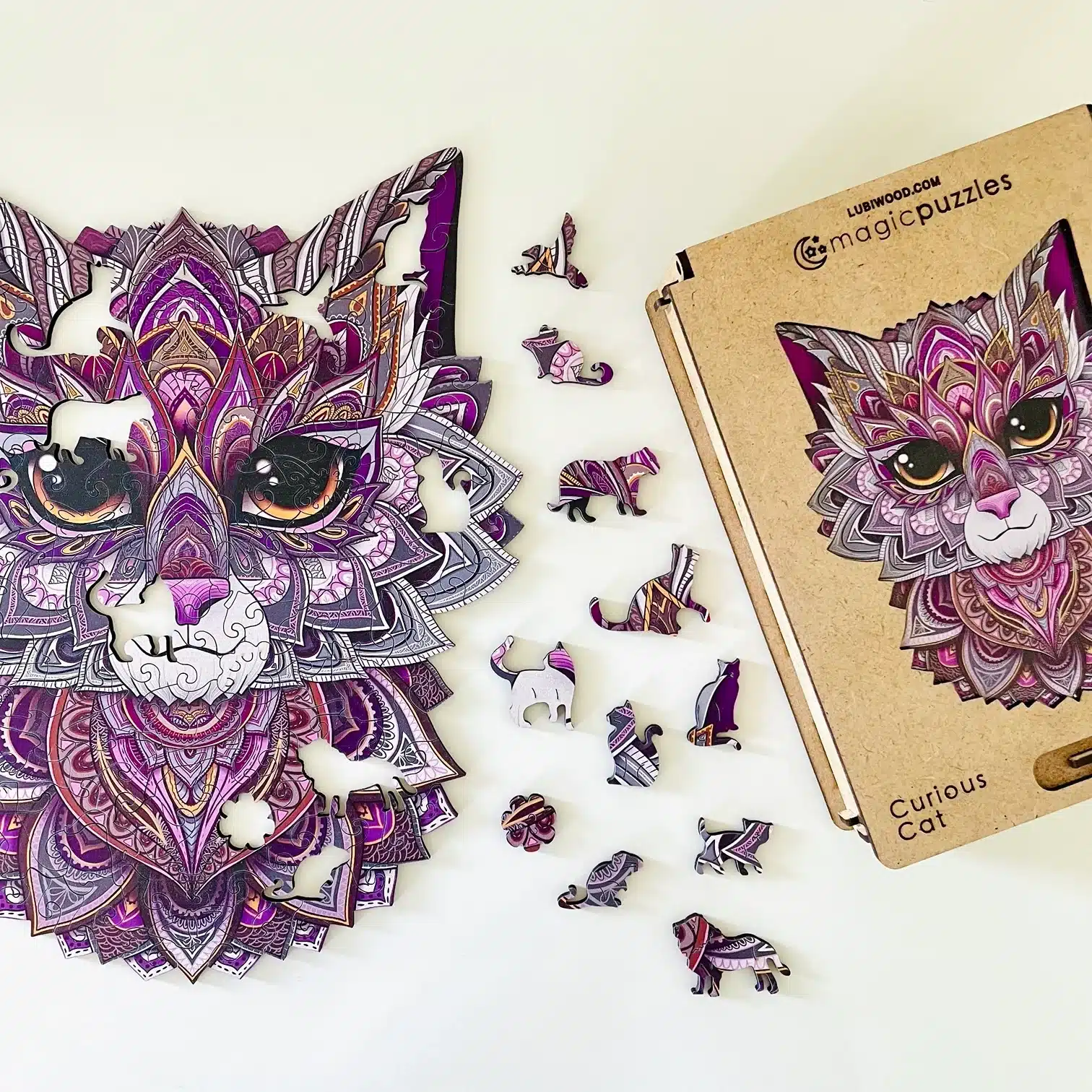 Kíváncsi Macska fa puzzle