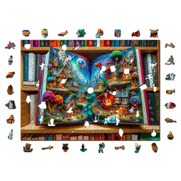 elvarázsolt mese fa puzzle