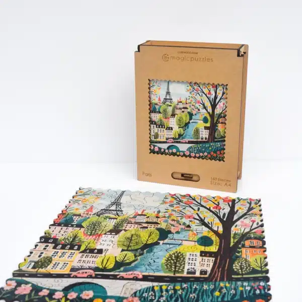 Párizs fa puzzle