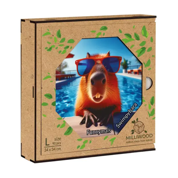 capybara, swimpybara fa puzzle