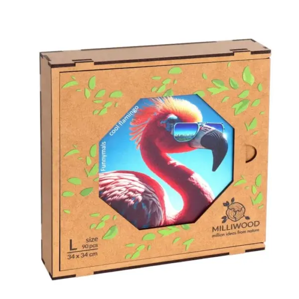cool flamingó fa puzzle
