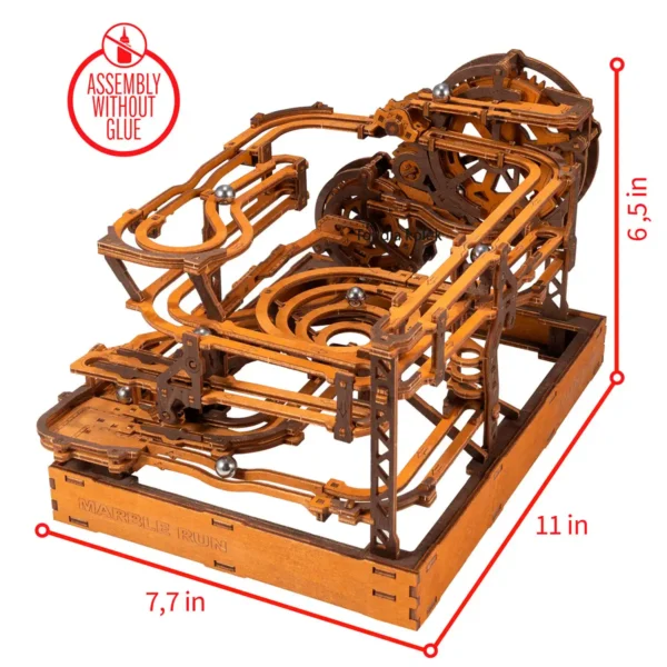 golyópálya 3d fa puzzle