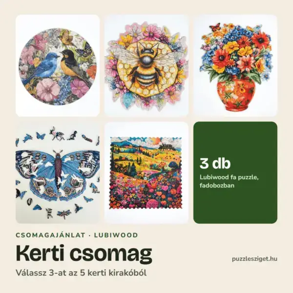 Kerti fa puzzle csomag