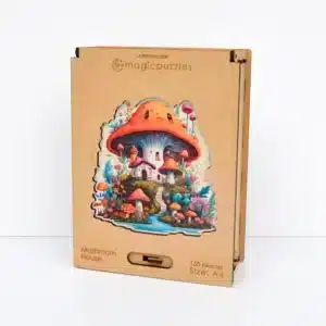 gombaház fa puzzle