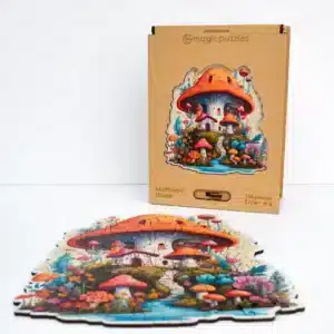 gombaház fa puzzle