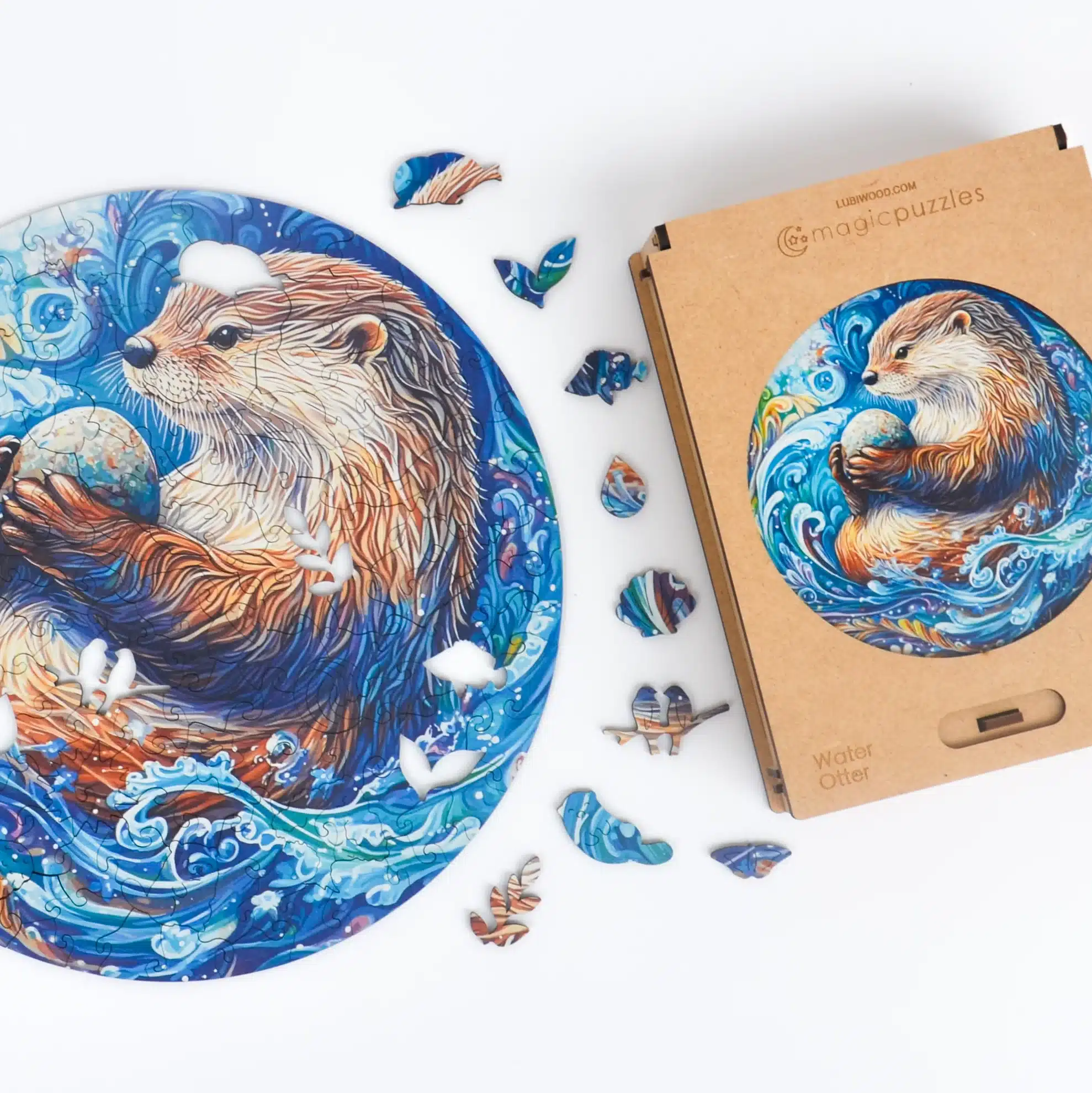 Vízi Vidra fa puzzle 167 db
