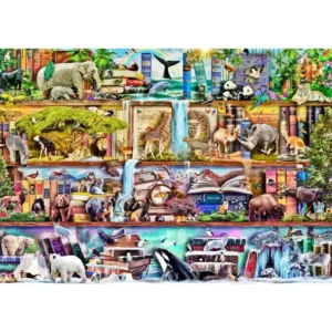 A csodálatos állati királyság fa puzzle
