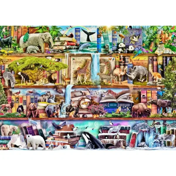 A csodálatos állati királyság fa puzzle