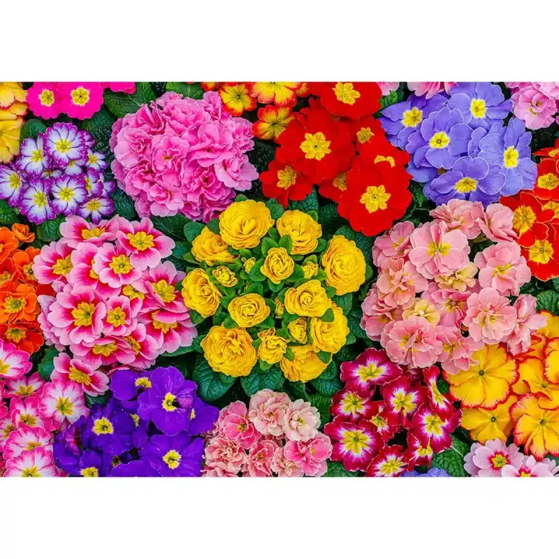 viruló virágok fa puzzle