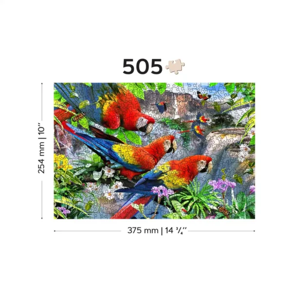 papagáj sziget fa puzzle